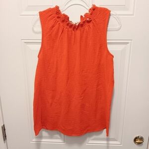 Matilda Jane Maui Mock Neck Tank Gauzy Lightweight Women's Sz Small